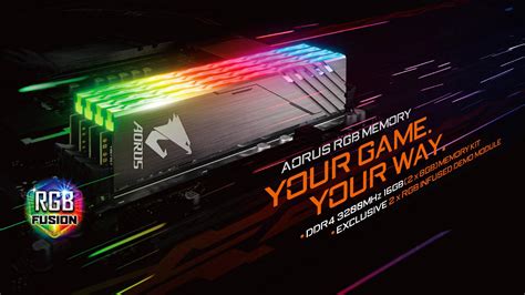 Gigabyte Illumina Il Mercato Delle Dram Con Aorus Rgb Memory