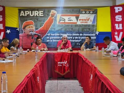 PSUV Apure afina estrategias para próximas movilizaciones PSUV