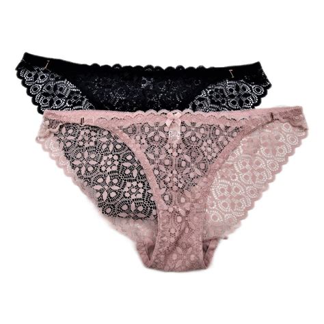 Satin Lace Bikini Panty Uhq
