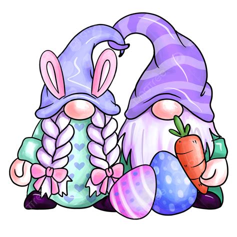 Easter Gnome Clipart Png Images Easter Cute Gnome Painting Easter