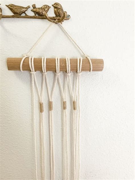 Easy Diy Macrame Plant Hanger Wall Hanging Tutorial Joyful Derivatives