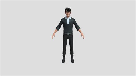 Male A 3d Model Collection By Reekdeb Reekdebmal Sketchfab