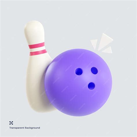 Premium Psd Bowling 3d Illustration