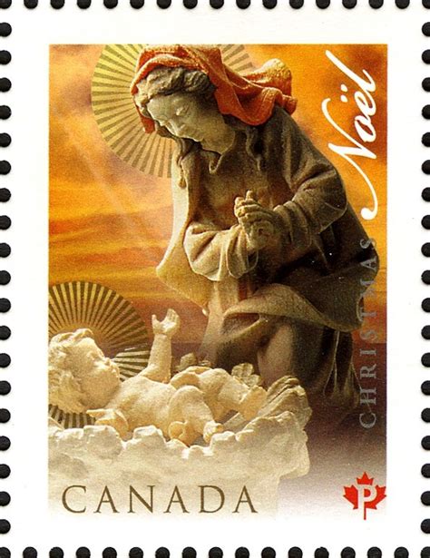 Madonna And Child Canada Postage Stamp Christmas Nativity Scene