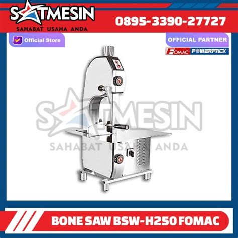 Mesin Pemotong Daging Beku Dan Tulang Bone Saw BSW H250 FOMAC