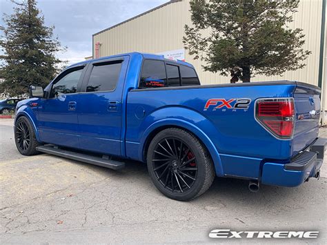 2014 Ford F 150 22x9 Asanti Black Label Wheels 295 35R24 Nitto Tires