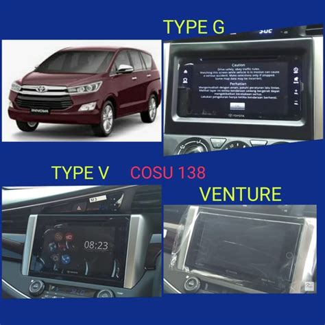 Jual Anti Gores Head Unit Toyota Innova Reborn Type G V Venture Type