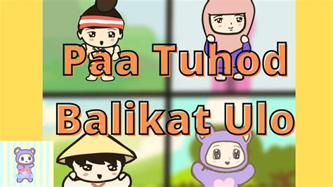 Paa Tuhod Balikat Ulo Filipino Nursery Rhyme Learn Tagalog Song