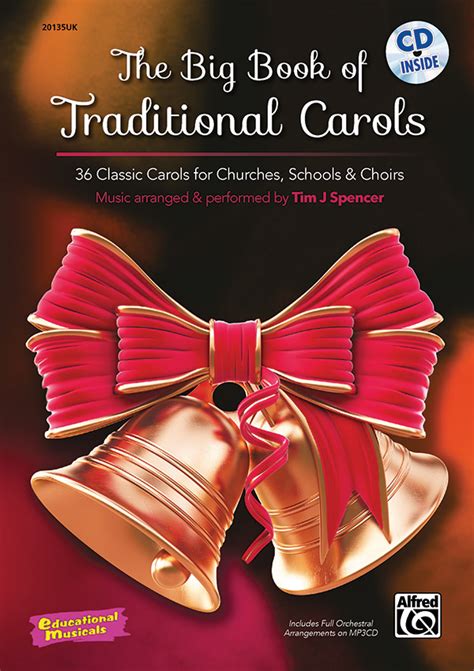 The Big Book Of Traditional Carols Choral Book And Cd Sheet Music
