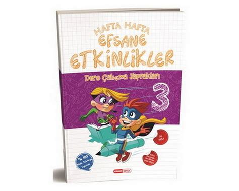 3 Sınıf Efsane Etkinlikler Kırmızı Beyaz Yayınl Kırtasiye Kulübü