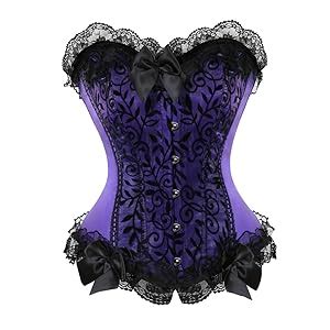 Grebrafan Corsage Damen Vollbrust Gothic Korsett Top Amazon De Fashion