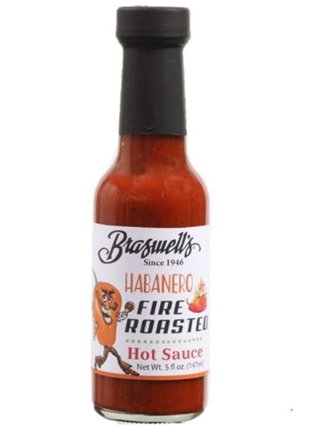 Braswell Fire Roasted Habanero Hot Sauce Schoolhouse Earth