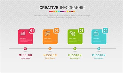 Colorful Template Business Concept Timeline Arrows Brochure Template