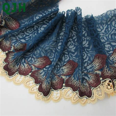 Cm Wide Exquisite Embroidered Lace Ribbons Yard Multi Color Tulle