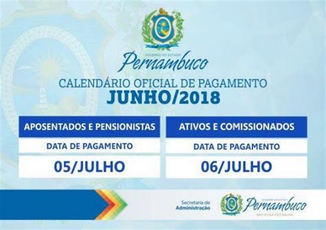 Divulgado calendário de pagamento dos servidores públicos do mês de junho