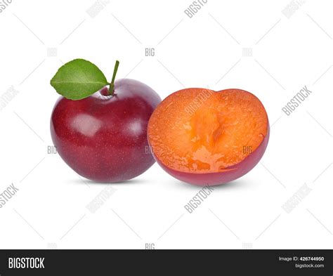 Cherry Half Cherry Image And Photo Free Trial Bigstock