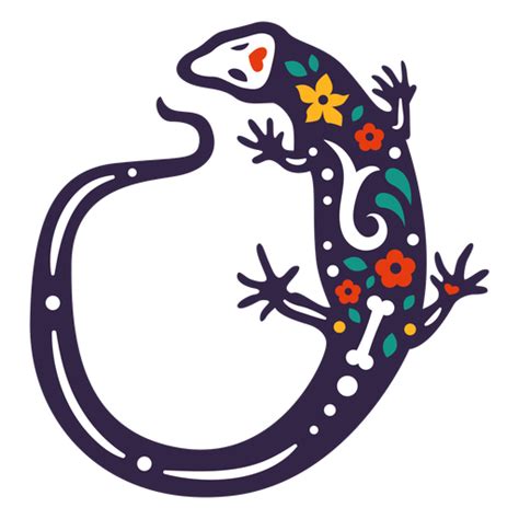 Diseño Png Y Svg De Otomi Cráneo De Lagarto Para Camisetas