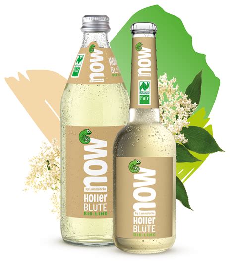 now HOLLER BLÜTE 100 Bio Limonade