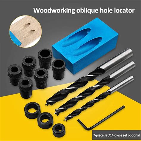 Pocket Hole Screw Degree Pocket Hole Screw Jig 15 Wood Drill Bits