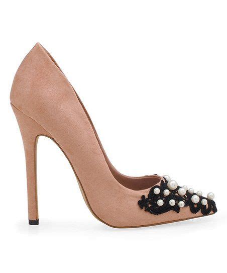 Privileged Nude Venetia Pump Zulily Black Lace Up Boots Lace Boots Pumps