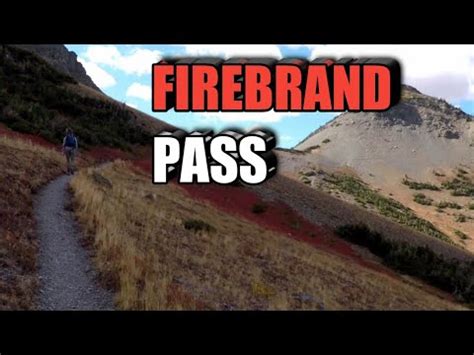 Hiking To Firebrand Pass Glacier National Park Trails Youtube