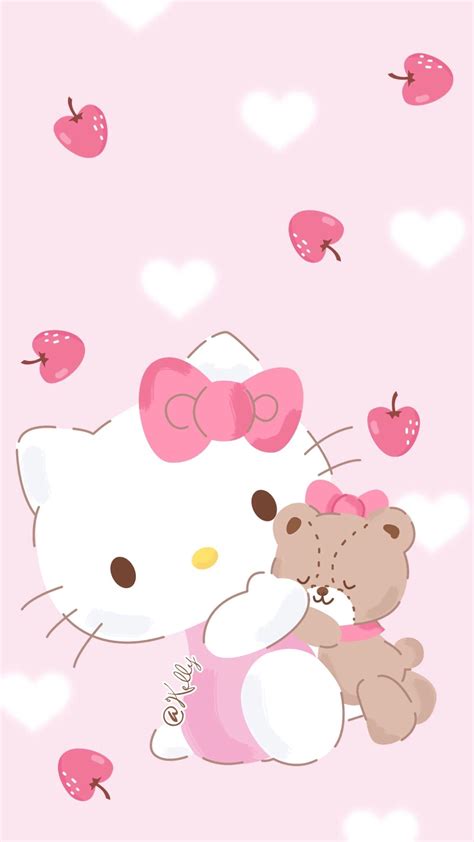 Hello Kitty Pink Iphone Wallpapers Top Free Hello Kitty Pink Iphone Backgrounds Wallpaperaccess