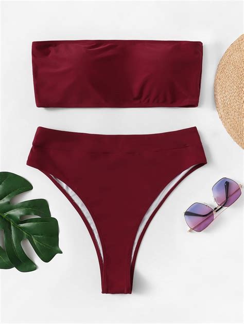 Solid Tie Front Bikini Set Artofit