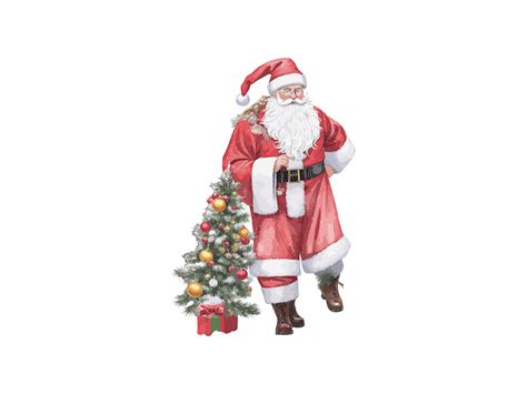 Santa Claus Clip Art Svg Illustration Graphic By Phoenixvectorarts