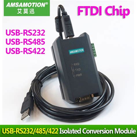 Yth Industrial Grade Usb Rs485 Usb Rs422 Usb Rs232 Ftdi Chip Isolated Conversion Module Usb To