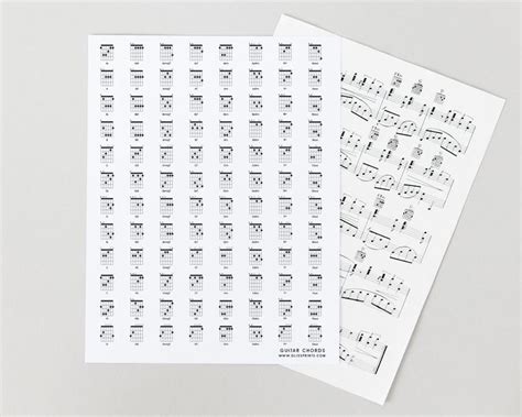 two sheets of sheet music with musical notations on them