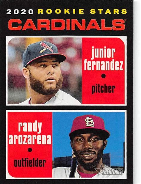 Amazon 2020 Topps Heritage Baseball 216 Junior Fernandez Randy