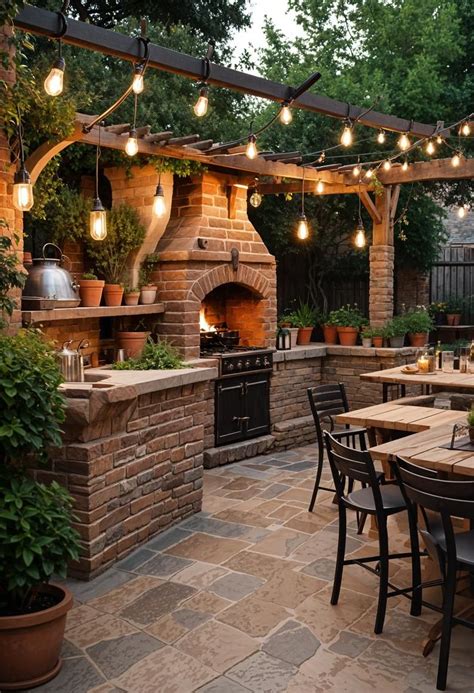 21 Stunning Outdoor Kitchen Patio Ideas New Rustic Outdoor Kitchens