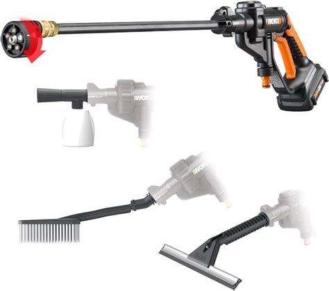 Worx 20v Cordless 22bar Hydroshot Portable Pressure Washer