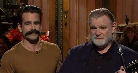 Colin Farrell Crashes Brendan Gleesons Saturday Night Live Monologue