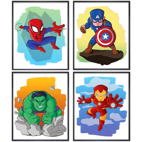 A List Of Marvel Comics Superheroes Clipart