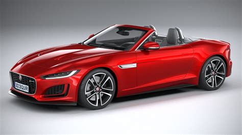 Jaguar F Type R Dynamic Convertible 2021 3D Model CGTrader