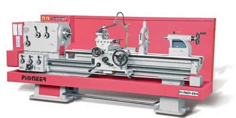 Semi Automatic Pioneer Heavy Duty Geared Lathe Machine Sag At