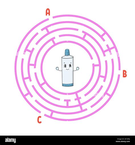 C Rculo Laberinto Juego Para Ni Os Rompecabezas Para Ni Os Laberinto