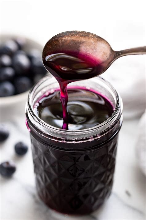 10 Minute Blueberry Simple Syrup