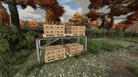 FS22 Pallets Shelf Pack v 1 0 Placeable Objects Mod für Farming