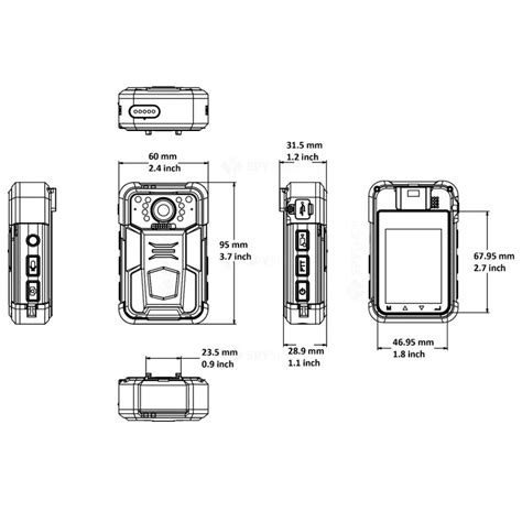 Body Camera Gsm Hikvision Ds Mh G Gle C Full Hd Unghi