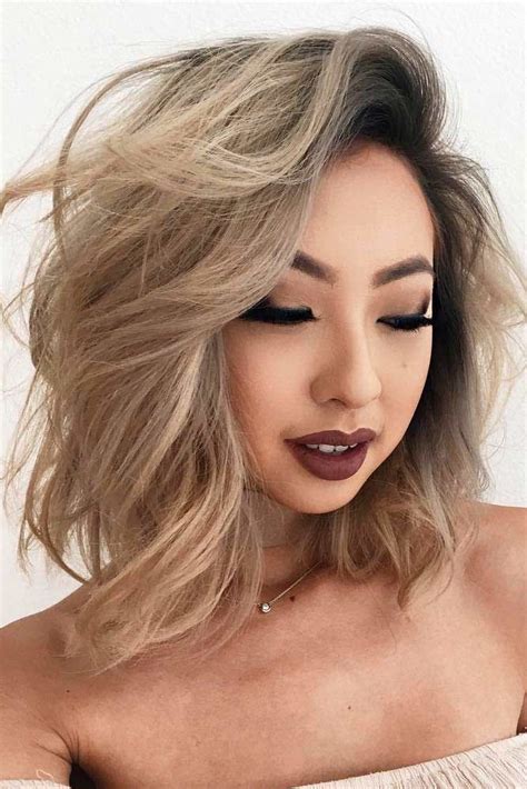 Formidable Info About Shoulder Length Hairstyles For Round Faces Asian