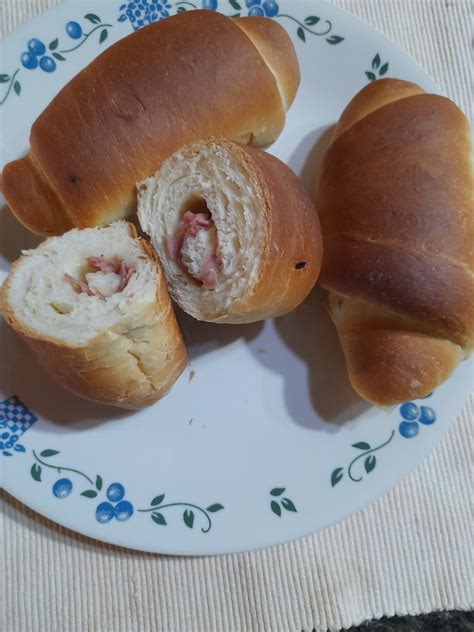 Cachitos de Jamón Receta Fácil Venezolana Pan Horno