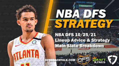 NBA DFS PICKS 10 25 NBA DFS FANDUEL NBA DFS DRAFTKINGS YouTube