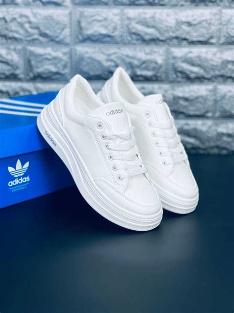 Кроссовки Adidas Platform женские кожаные красовки Адидас Весна 2024: 1 ...