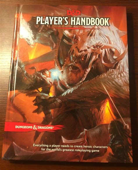 Dungeons And Dragons 5th Edition Players Handbook Dandd Dnd 5e Hardback