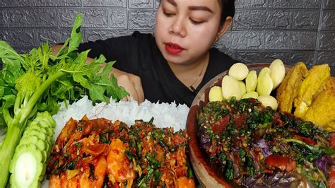 Nikmat Parah Sambal Udang Kemangi Terong Sambal Kemangi Batang Pepaya