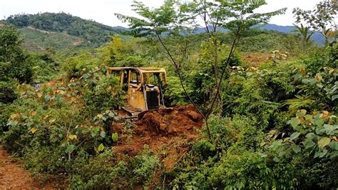 CAT D6R XL Bulldozer Operator Booked New Road In Closed Forest YouTube