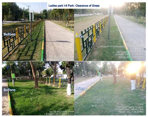 Capital Development Authority Islamabad On Twitter Work Done By Envt