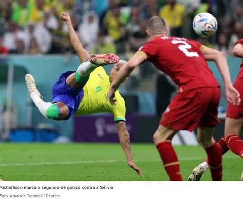 dois gols de Richarlison e um segundo tempo impecável Brasil vence